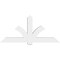 Ekena Millwork Redmond Architectural Grade PVC Gable Bracket, 72"W x 33"H x 6"D x 6"F, 11/12 Pitch GBP072X33X0606RED00 - alternate 2